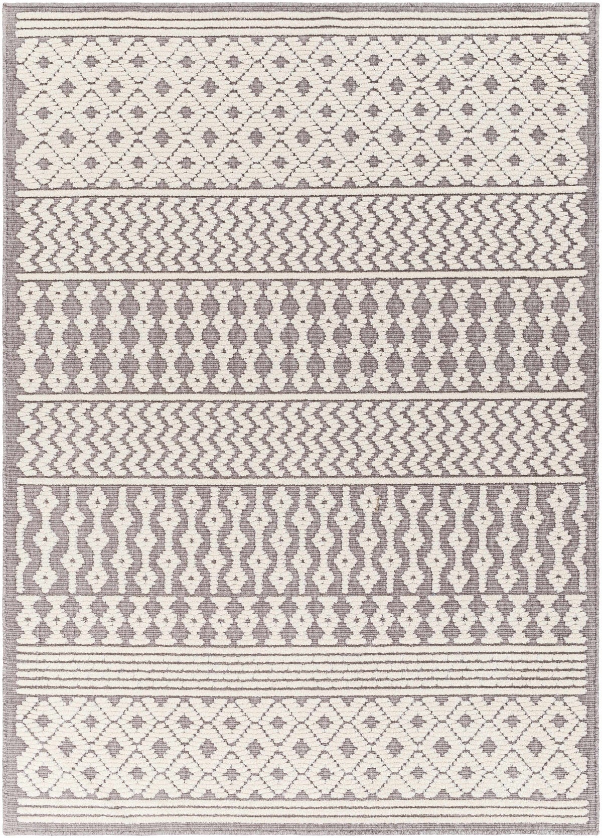 Drago Gray 3D Area Rug - Clearance