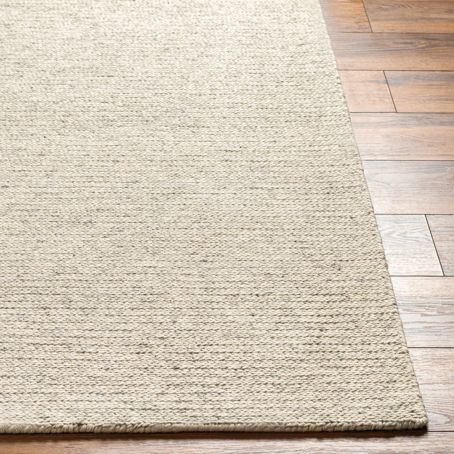Alyra Beige Solid Area Rug