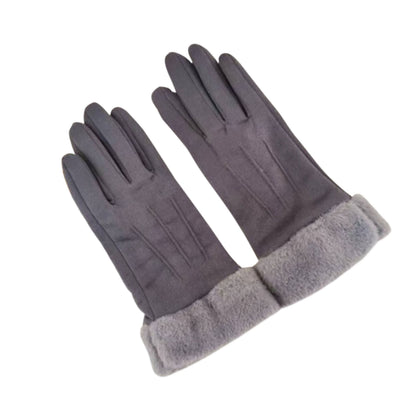 Clarissa Faux Suede Touch Gloves
