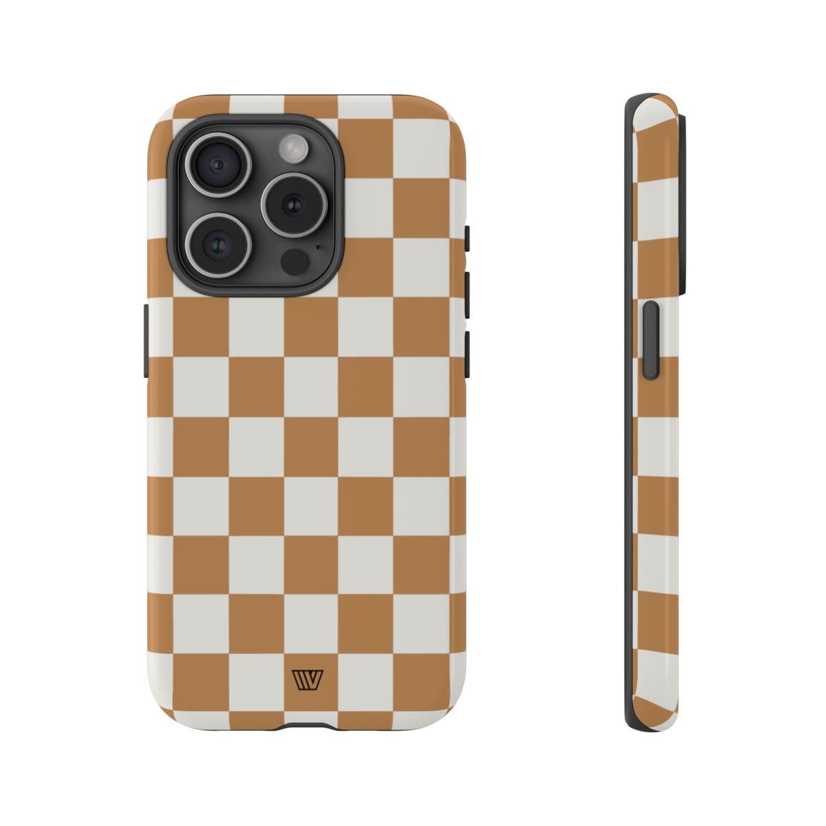 CHESTNUT CHECKERBOARD | Tough Phone Case