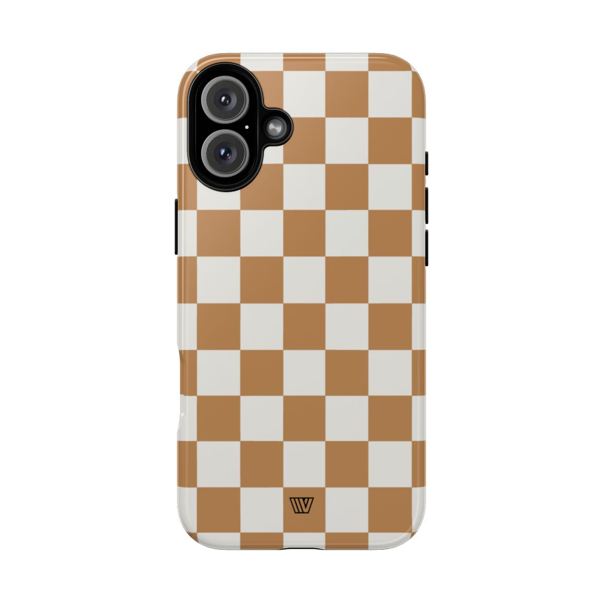 CHESTNUT CHECKERBOARD | Tough Phone Case
