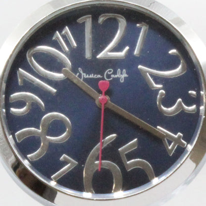 Jessica Carlyle Blue & Silver Girls Watch & Monster Pom Pom Keyring