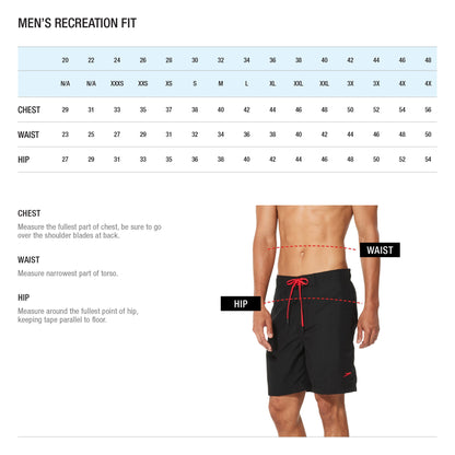 Speedo Men's Print Redondo Edge Volley 16" - Anthracite - FINAL SALE