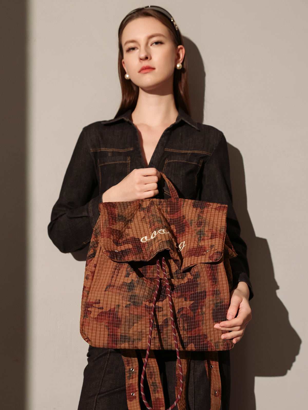 Earthy Cameo Backpack