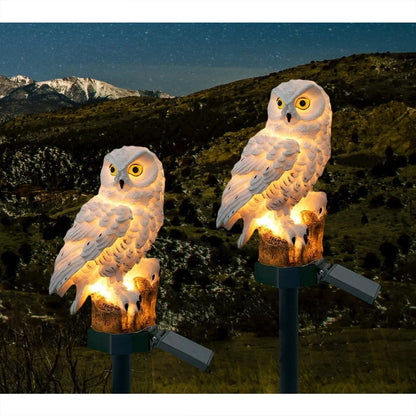 Cute Owl Solar Garden Decoration Light