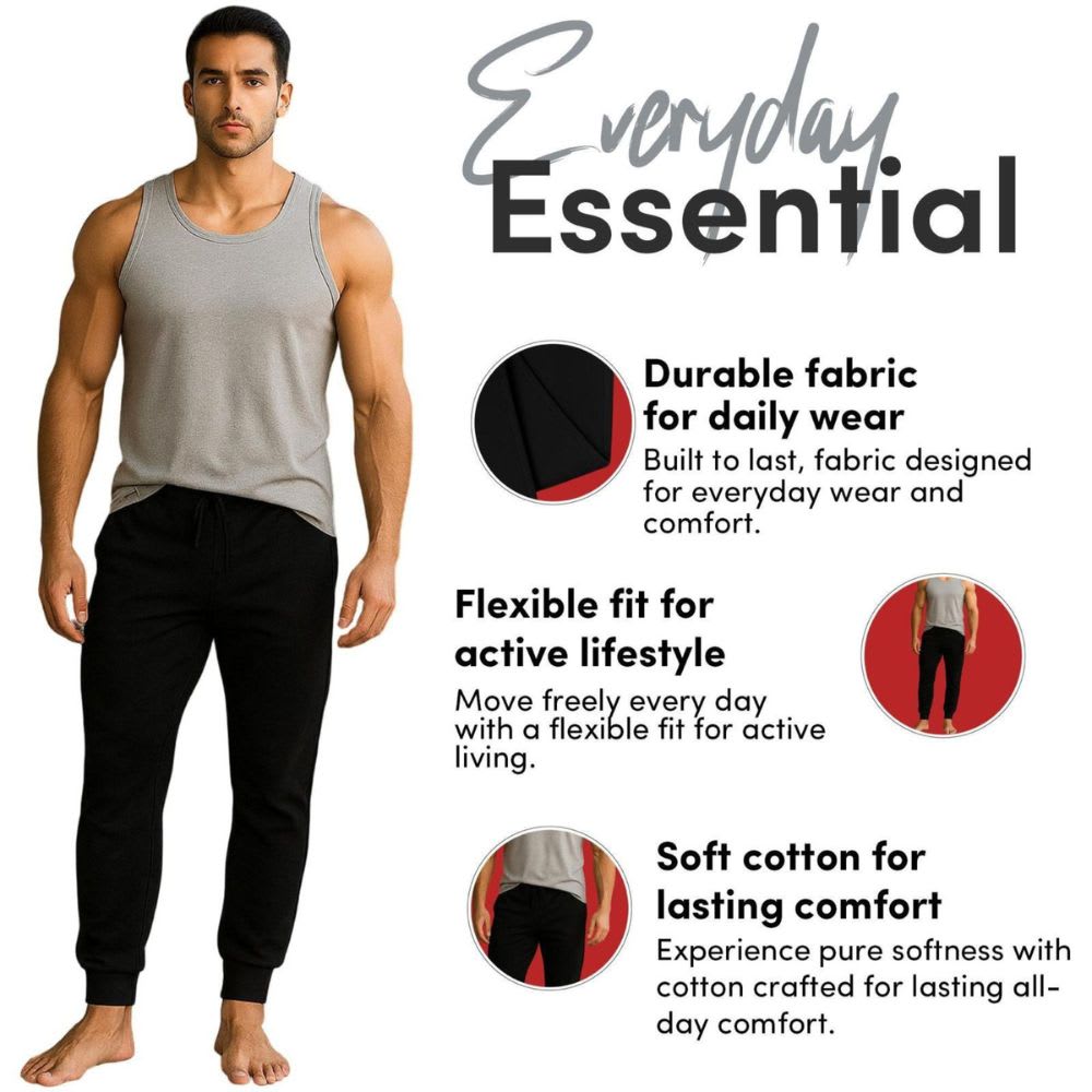 BenBen Men Ultra Soft Basic Fleece Jogger