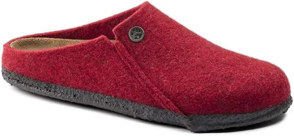 Birkenstock Women's Zermatt Rivet Wool Felt Basic Red Clogs