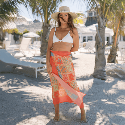 Patchwork Palm Sarong