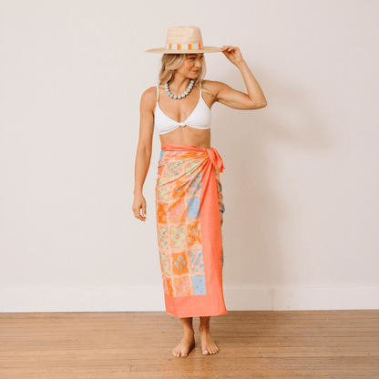 Patchwork Palm Sarong