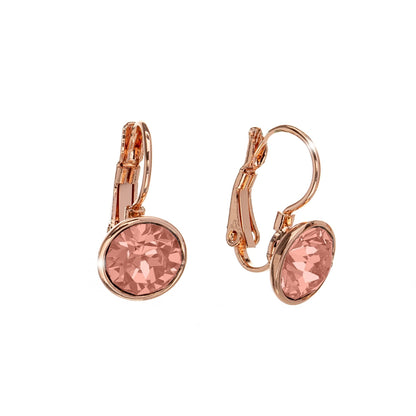 Classic Leverback Earrings with Sparkling Swarovski Crystals by callura