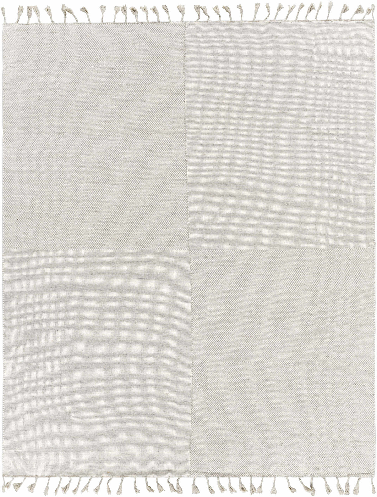 Abhay Cream Wool Area Rug - Clearance