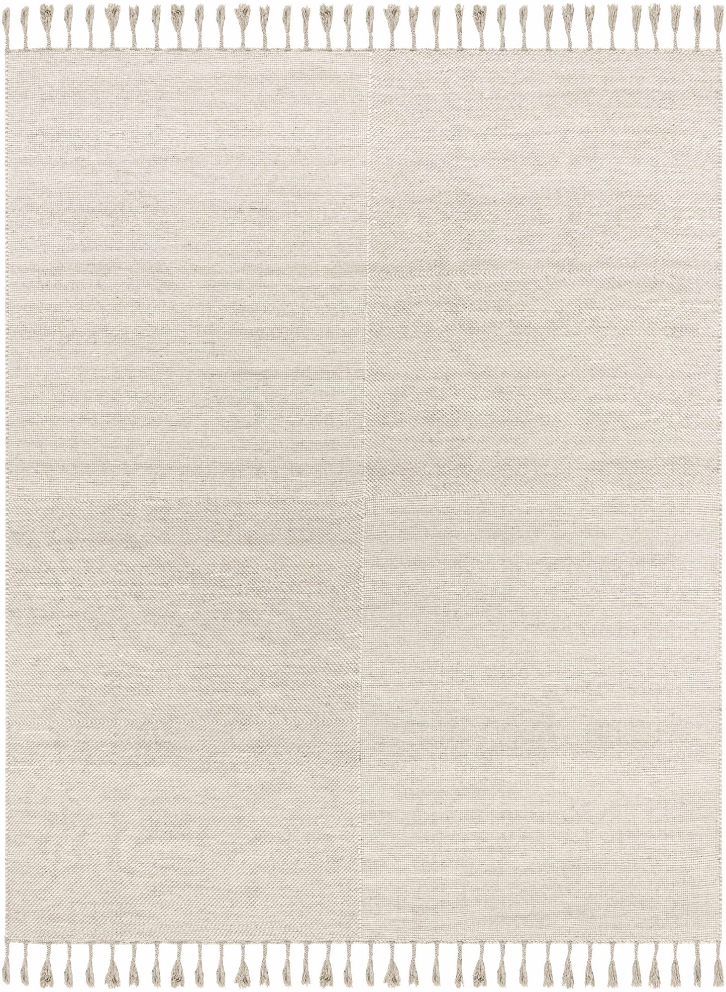 Abhay Beige Wool Area Rug