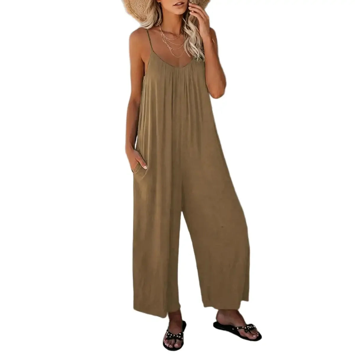 Casual Sleeveless Jumpsuit