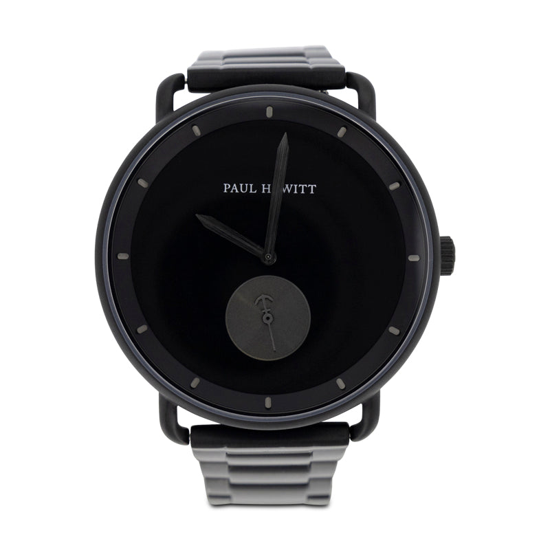 Paul Hewitt Breakwater Quartz Black Watch For Men Stainless Steel PH002728