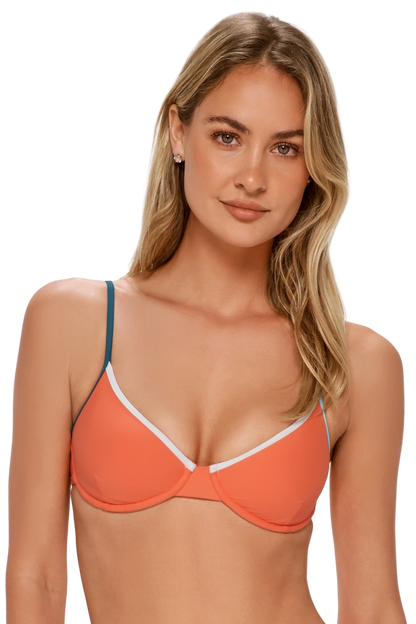 Swim Systems Addie Underwire Top - Persimmon