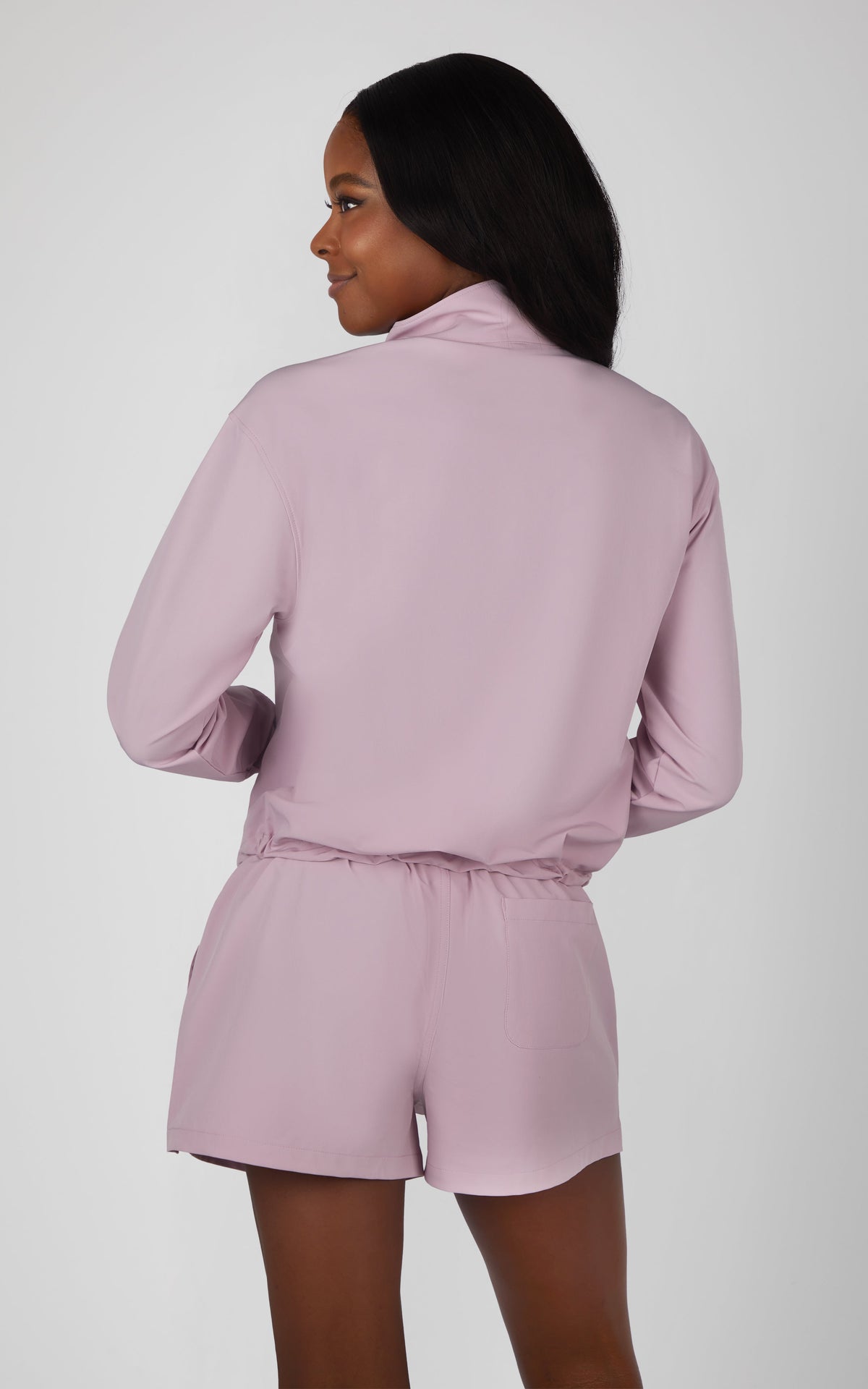 90 Degree by Reflex Citylite Half Zip Cinched Hem Jacket
