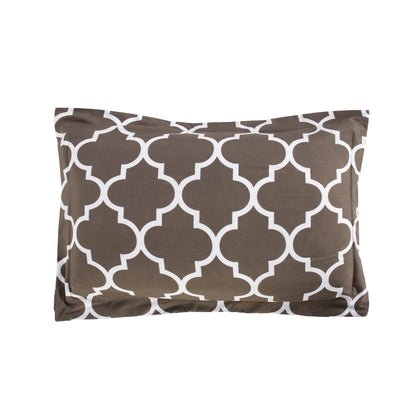 Elegant Comfort 3-Piece Moroccan Trellis Reversible Comforter Set
