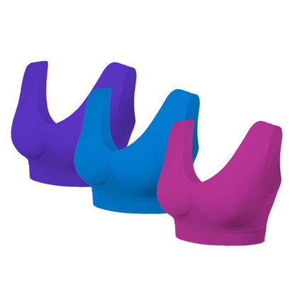 Extreme Fit 3 Pack Seamless Lightweight Comfort Bras