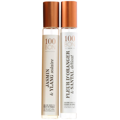 Duo 100Bon Fleur D'Oranger & Santal + Jasmin Ylang Solaire