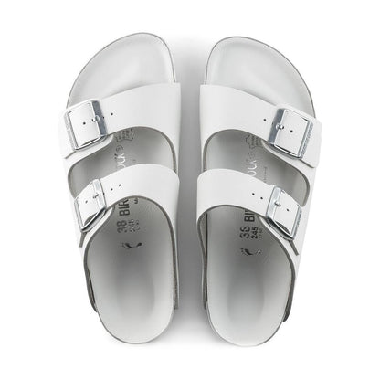 Birkenstock Monterey Natural Leather Exquisite White Sandals