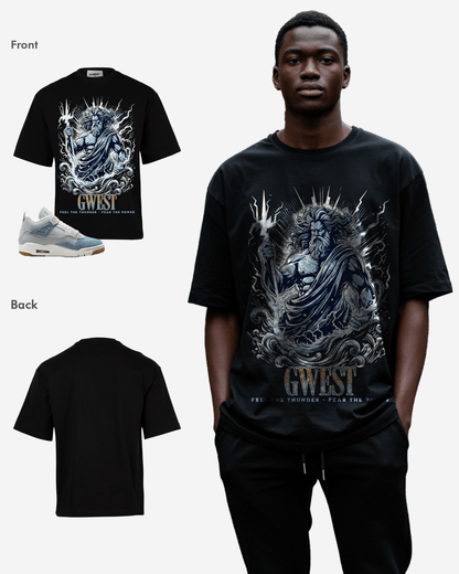 G West Thunderous Men's Oversized T-Shirt