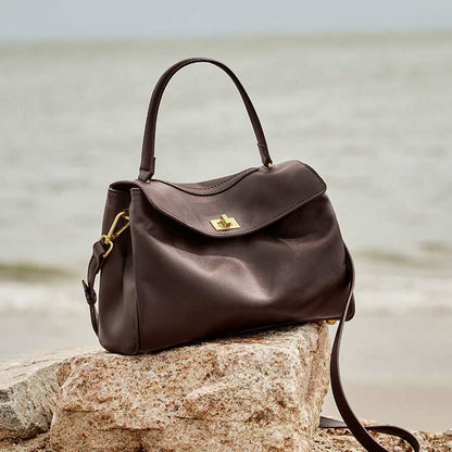 Cloud Leather Satchel Bag