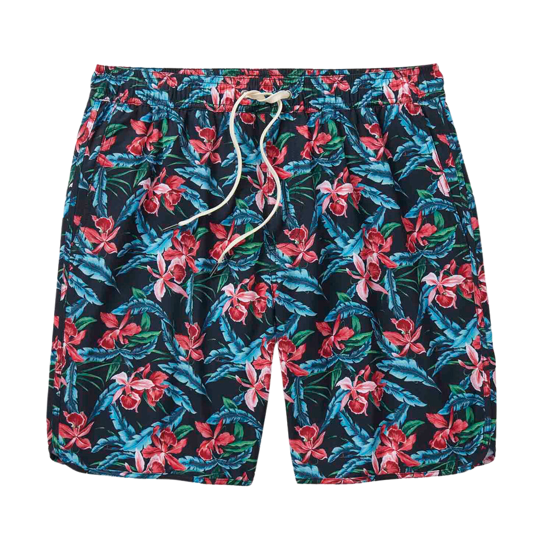 Fair Harbor The Anchor Men's Swim Trunks Boardshort - Tropical Nights - FINAL SALE
