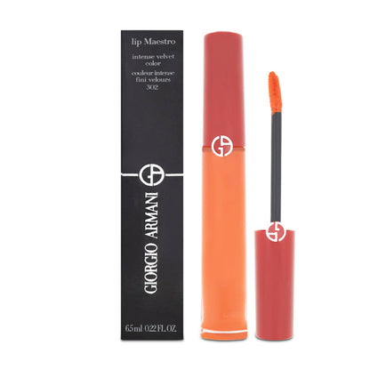 Giorgio Armani Lip Maestro Lipstick 302 Orange (Blemished Box)