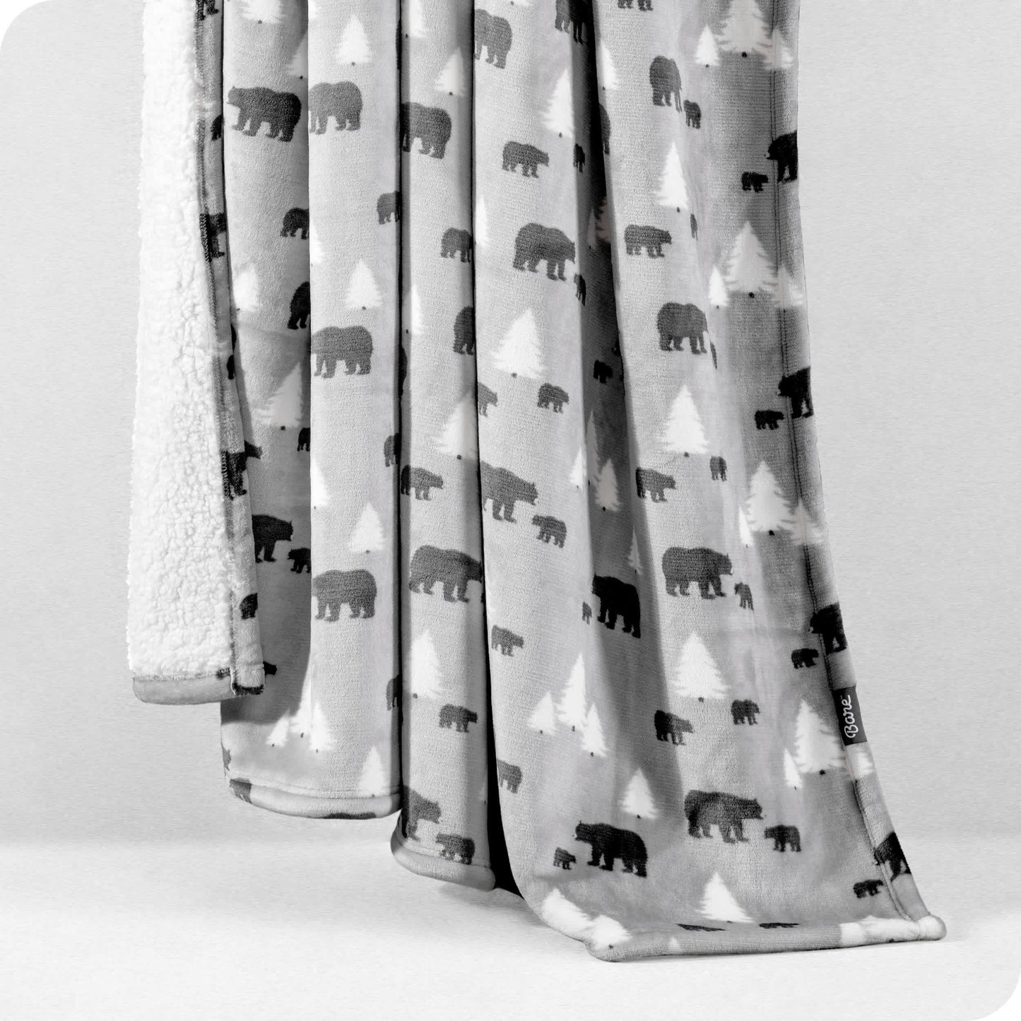Bare Home Sherpa Blanket