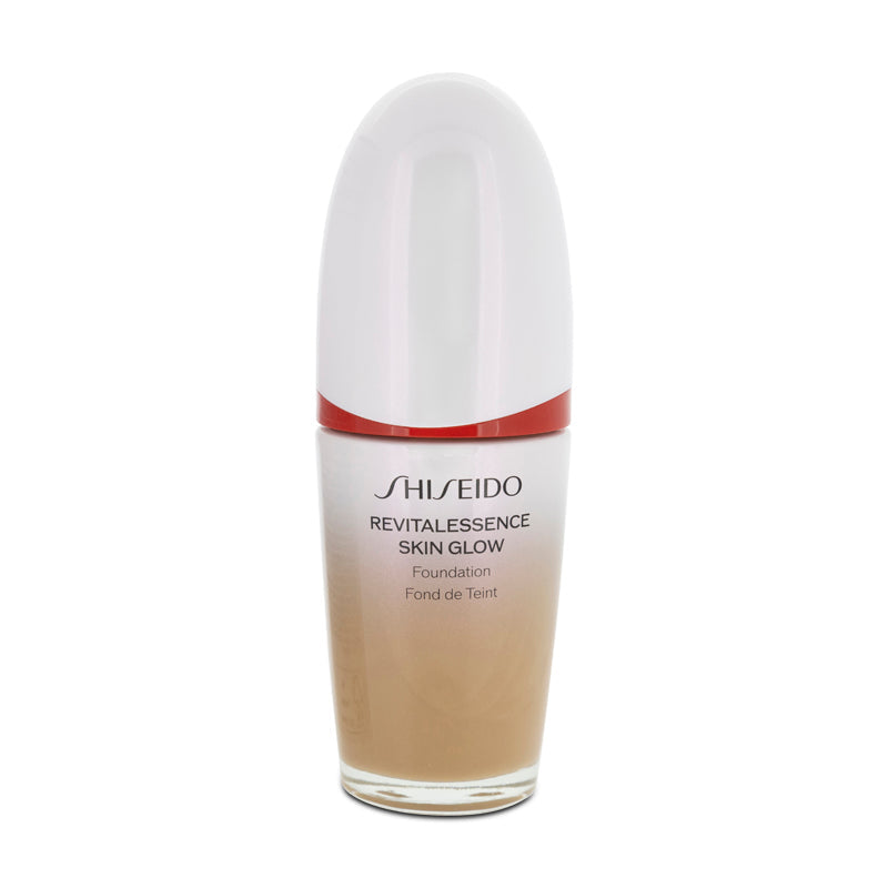 Shiseido Skin Glow Foundation Revitalessence 410 Sunstone 30ml (Blemished Box)