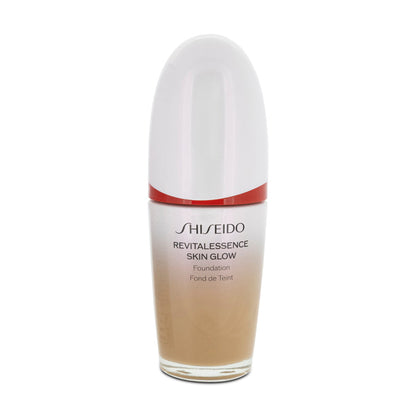 Shiseido Skin Glow Foundation Revitalessence 410 Sunstone 30ml (Blemished Box)