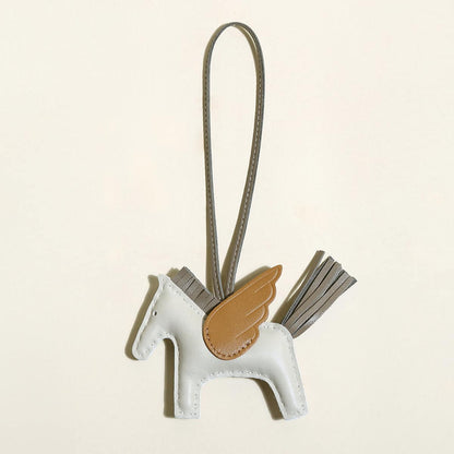 Equestrian Horse Leather Bag Charm