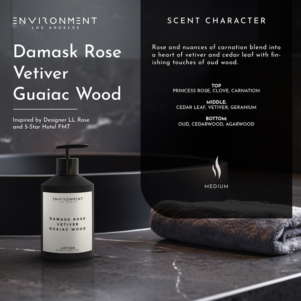 ENVIRONMENT 300mL Lotion Santal Tonka Musk