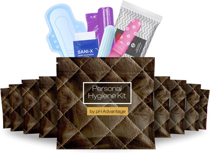 Feminine Hygiene Kits Pack of 10 (Leather Dark)