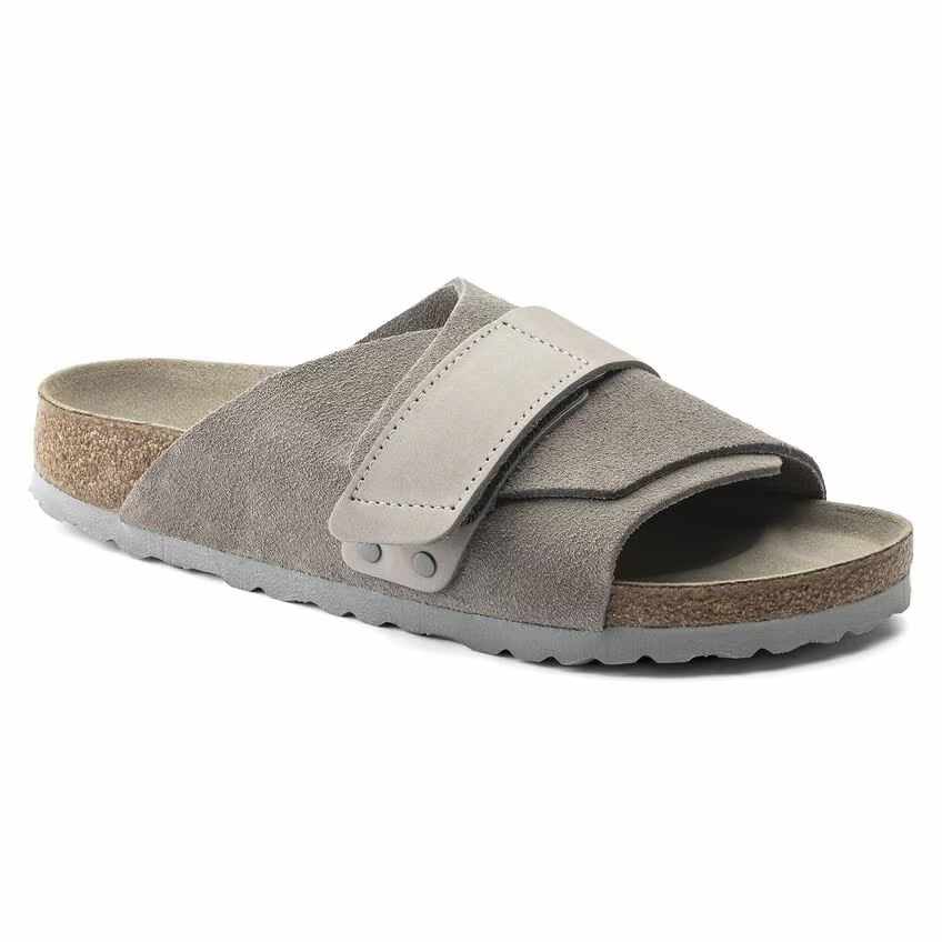 Birkenstock Kyoto Suede Leather Gray Taupe