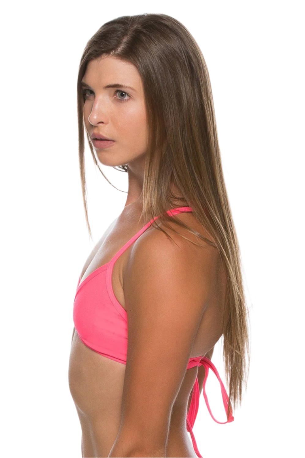 Jolyn Triangle Bikini Top - Hot Pink - FINAL SALE