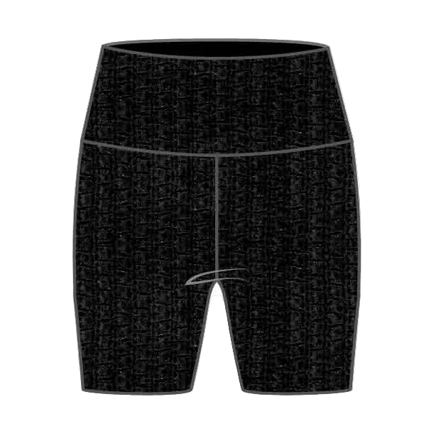 Maxine Of Hollywood Textured Spa 6" Inseam Swim Short Bottom - Black