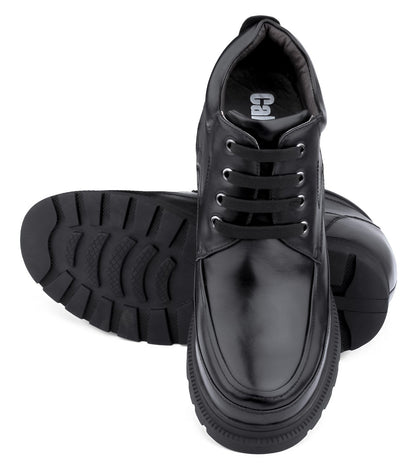 CALDEN Leather Elevator Boots - 5.2 Inches - K511615