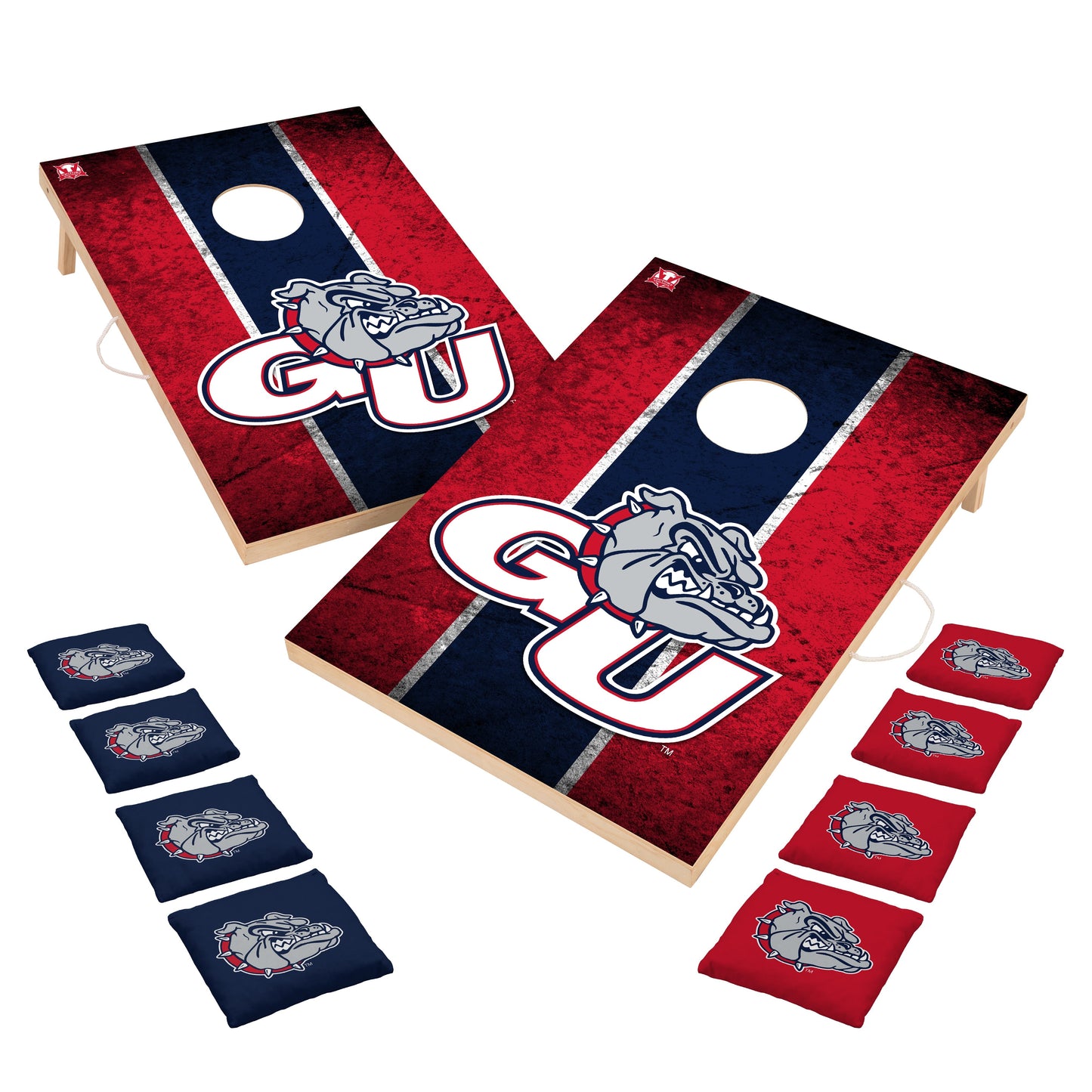 Gonzaga Bulldogs 2x3 Solid Wood Cornhole Game