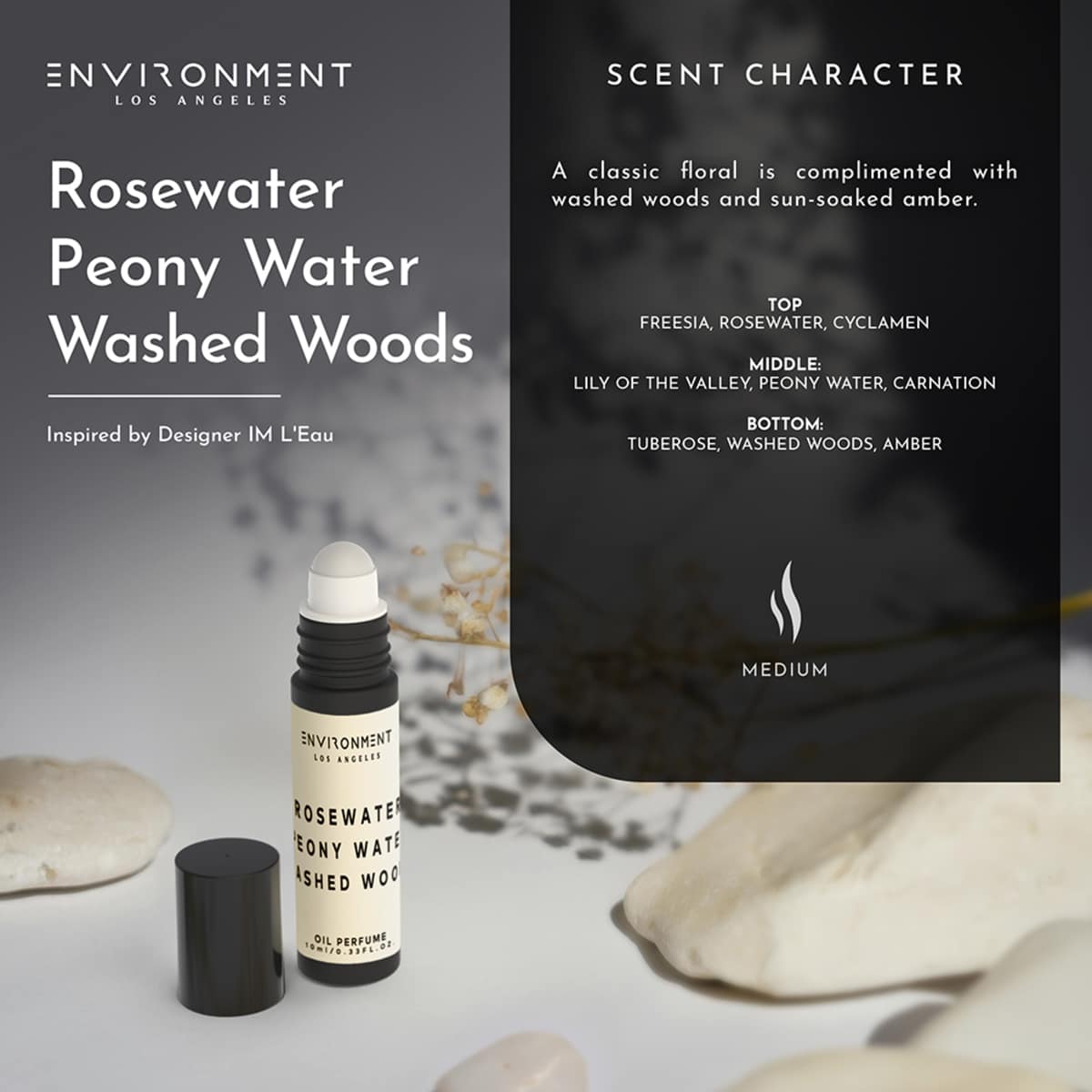 ENVIRONMENT 10mL Roll-on Oil Perfume Baies Currants Quince