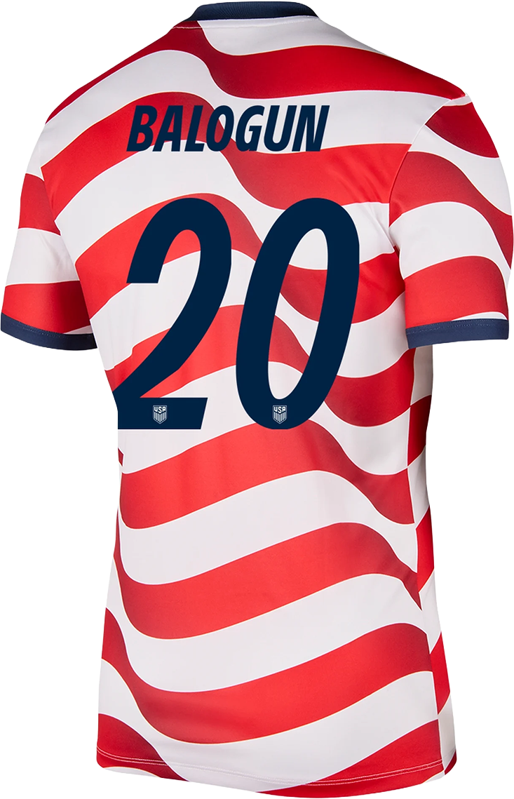 Nike USA 2026 Name & Number Supporters Home Shirt