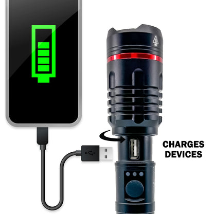 Flipo Tactical Rechargeable Flashlight