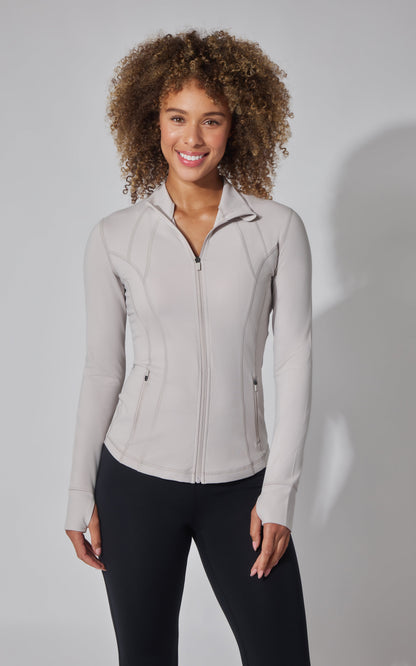 90 Degree by Reflex Nude Tech Jetsetter Full Zip Performance Jacket
