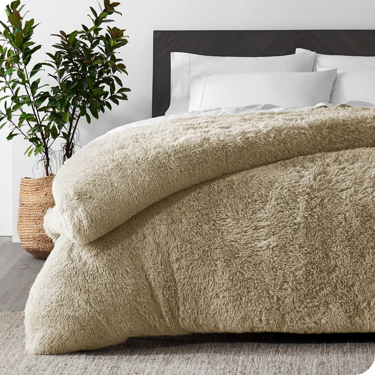 Bare Home Shaggy Duvet Cover