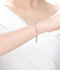 4MM Tennis Bracelet with Clear Cubic Zirconia