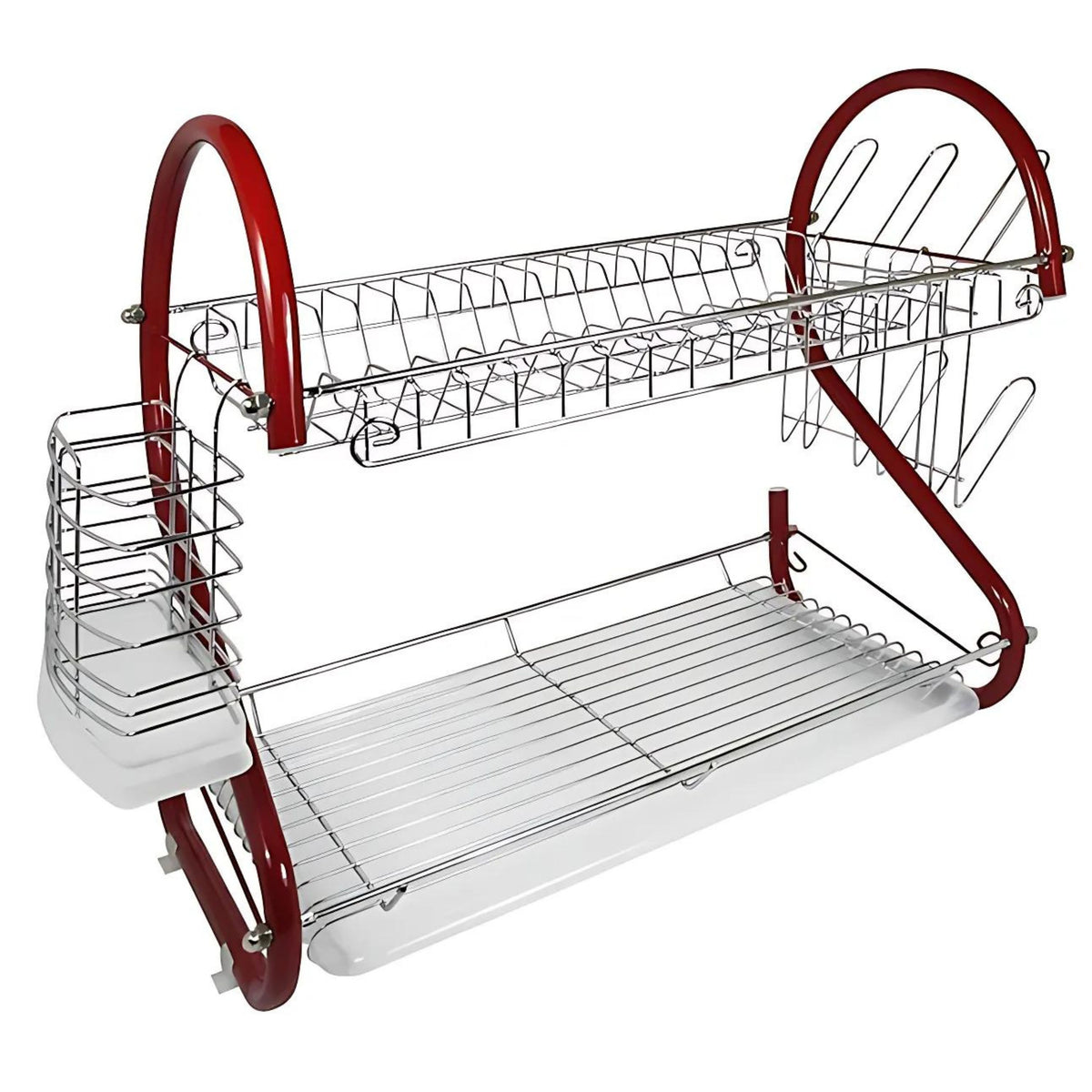 Better Chef 22-Inch 2-Tier Chrome Dish Rack