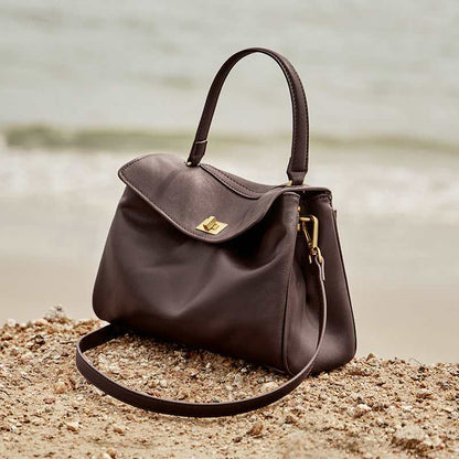 Cloud Leather Satchel Bag