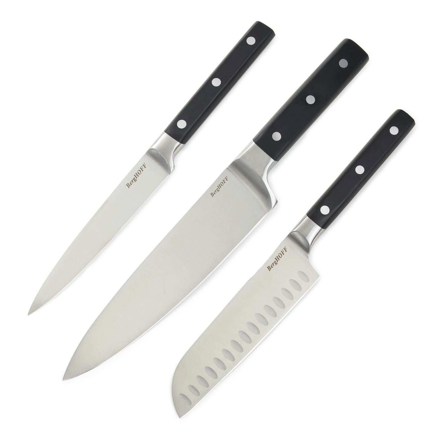 BergHOFF DiNA Gene 3pc Stainless Steel Knife Set