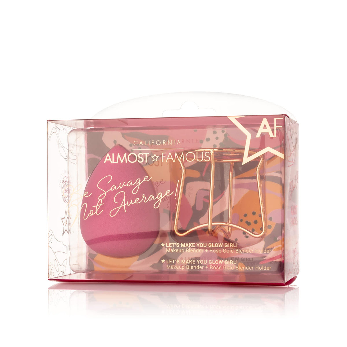 Almost Famous Professional Makeup Blender with Rose Gold Stand