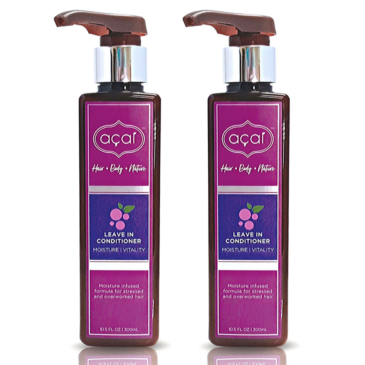 Acai Moisture & Vitality Leave-In Conditioner - 2-Pack